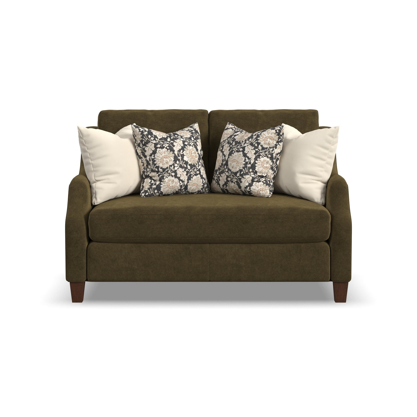 Gianna  Bench Loveseat  Dark Brown