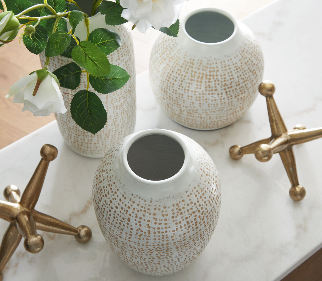 Vinburn - Accessory Set (Set of 5) - White / Gold Finish by Ashley Furniture product image