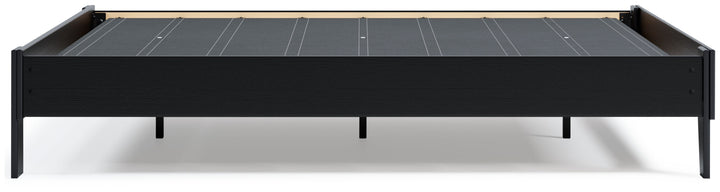 Finch - Queen Platform Bed - Black