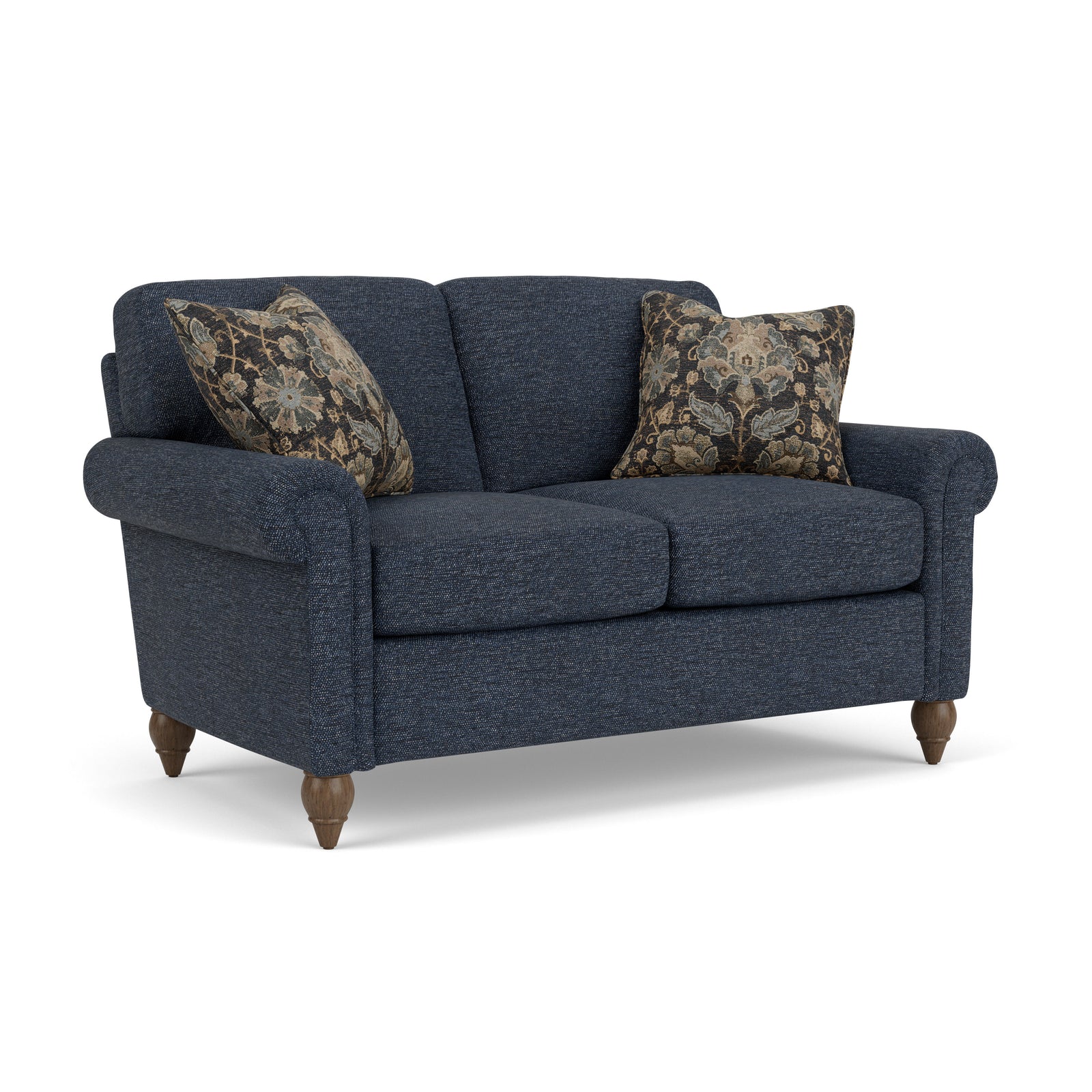 Moxy  Fabric Loveseat  Blue