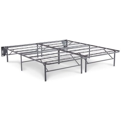 12 Inch Ashley Hybrid King Adjustable Base and Mattress - Gray Mattress with Foundations modern furniture Contempo Furniture