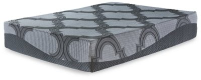 12 Inch Ashley Hybrid King Adjustable Base and Mattress - Gray Mattress with Foundations modern furniture Contempo Furniture