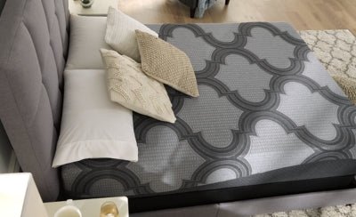 12 Inch Ashley Hybrid King Mattress - Gray Hybrid Mattress modern furniture Contempo Furniture