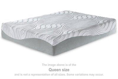 12 Inch Memory Foam California King Mattress - White Memory Foam Mattress modern furniture Contempo Furniture