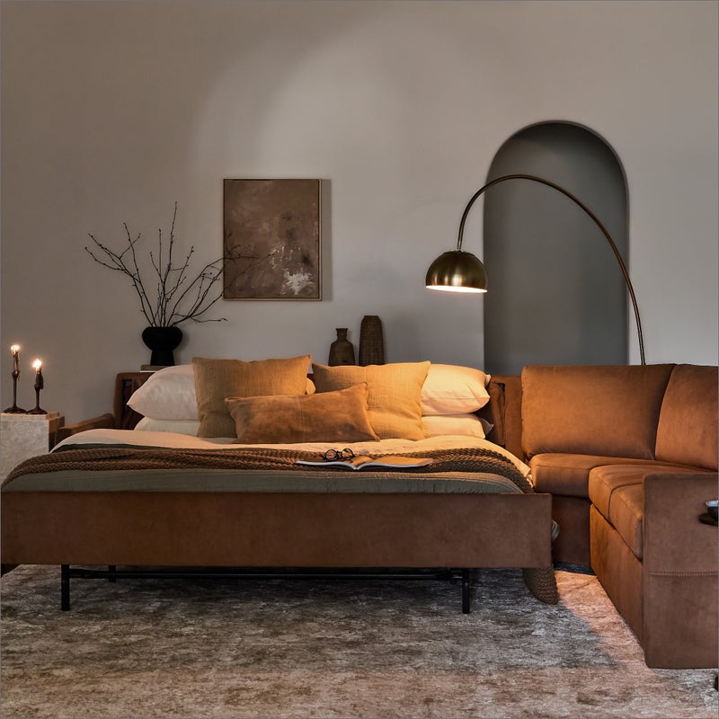 American Leather Bentley Sectional Sofa Comfort Sleeper