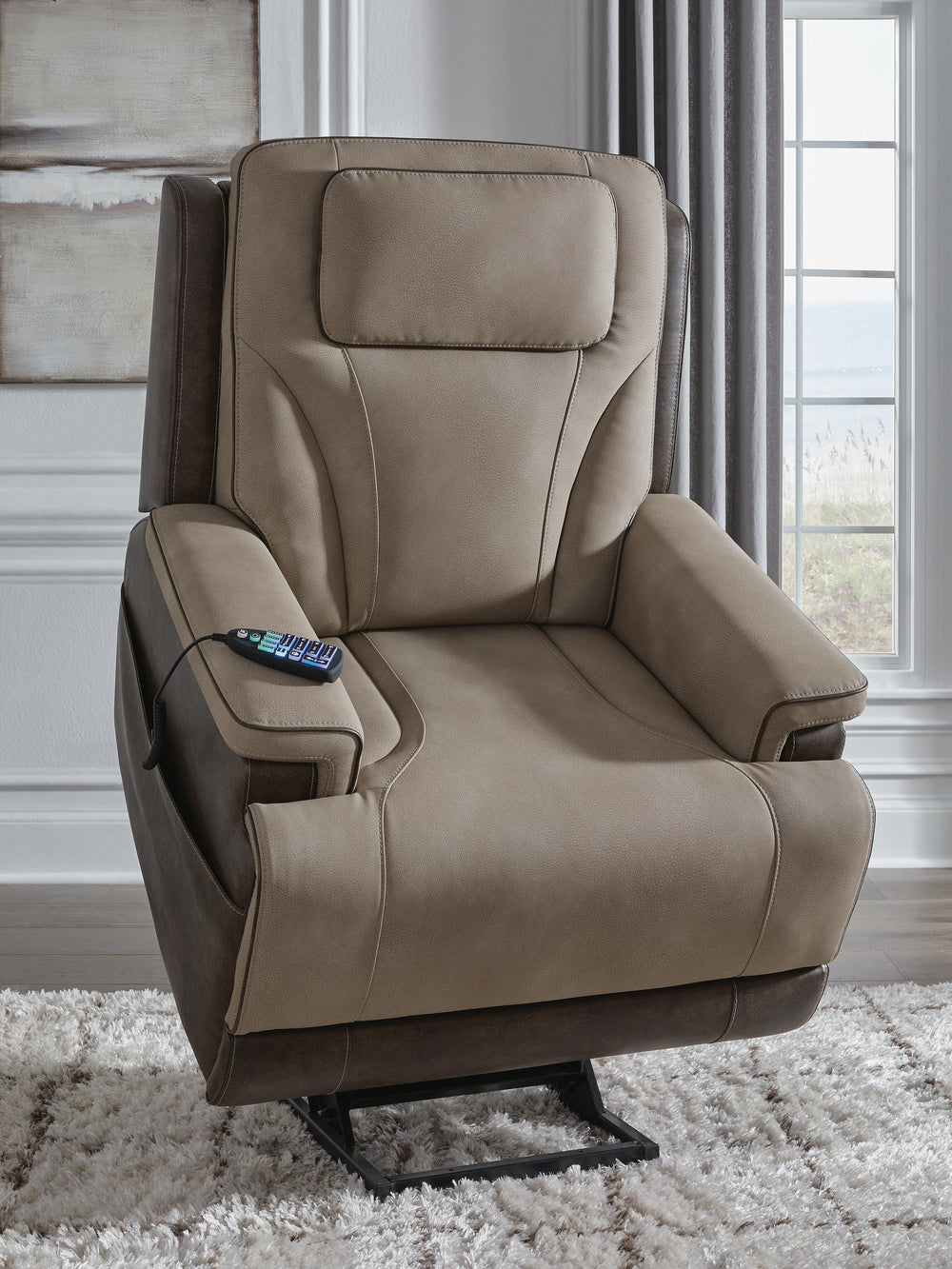 4Z-Peaceful Pause Power Lift Recliner - Sand (10)
