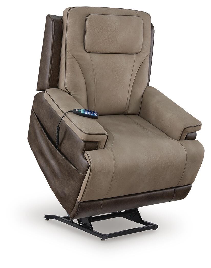 4Z-Peaceful Pause Power Lift Recliner - Sand (4)