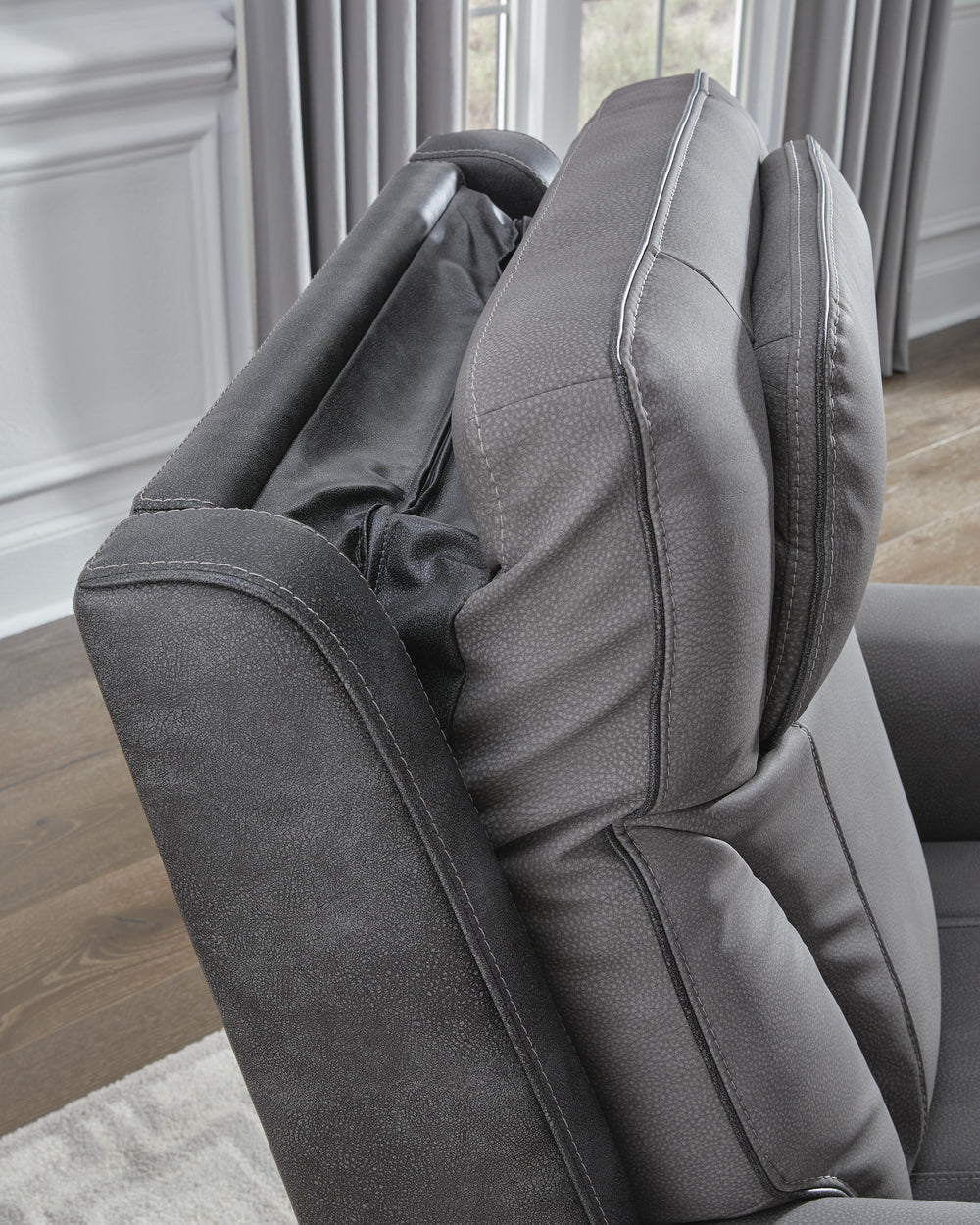 4Z-Peaceful Pause Power Lift Recliner - Dark Gray (11)