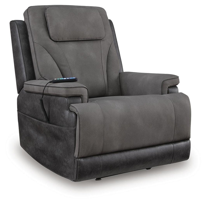 4Z-Peaceful Pause Power Lift Recliner - Dark Gray (1)