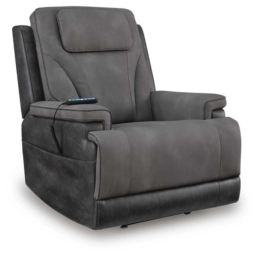 4Z-Peaceful Pause Power Lift Recliner - Dark Gray (1)
