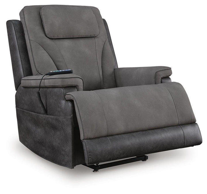 4Z-Peaceful Pause Power Lift Recliner - Dark Gray (3)