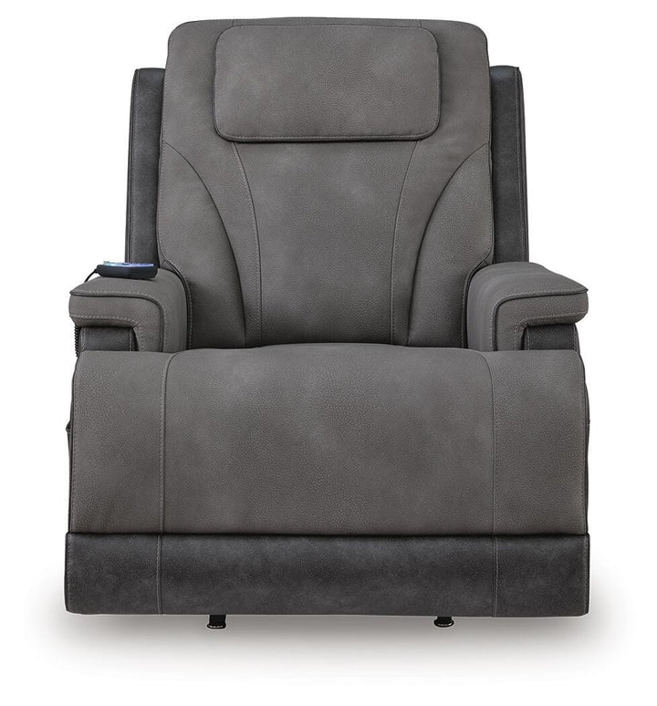 4Z-Peaceful Pause Power Lift Recliner - Dark Gray (5)