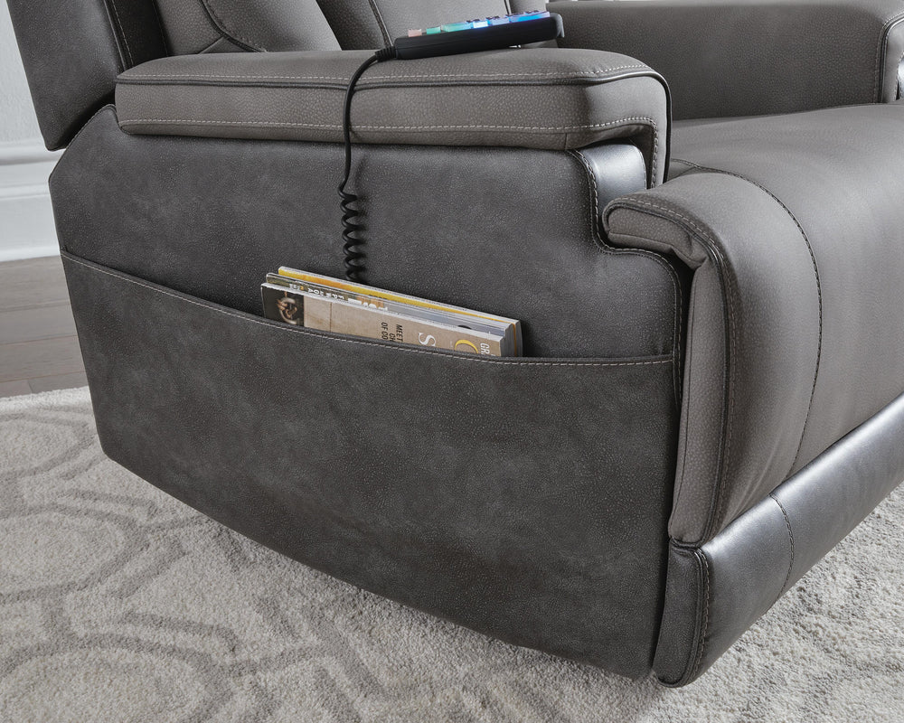 4Z-Peaceful Pause Power Lift Recliner - Dark Gray (12)