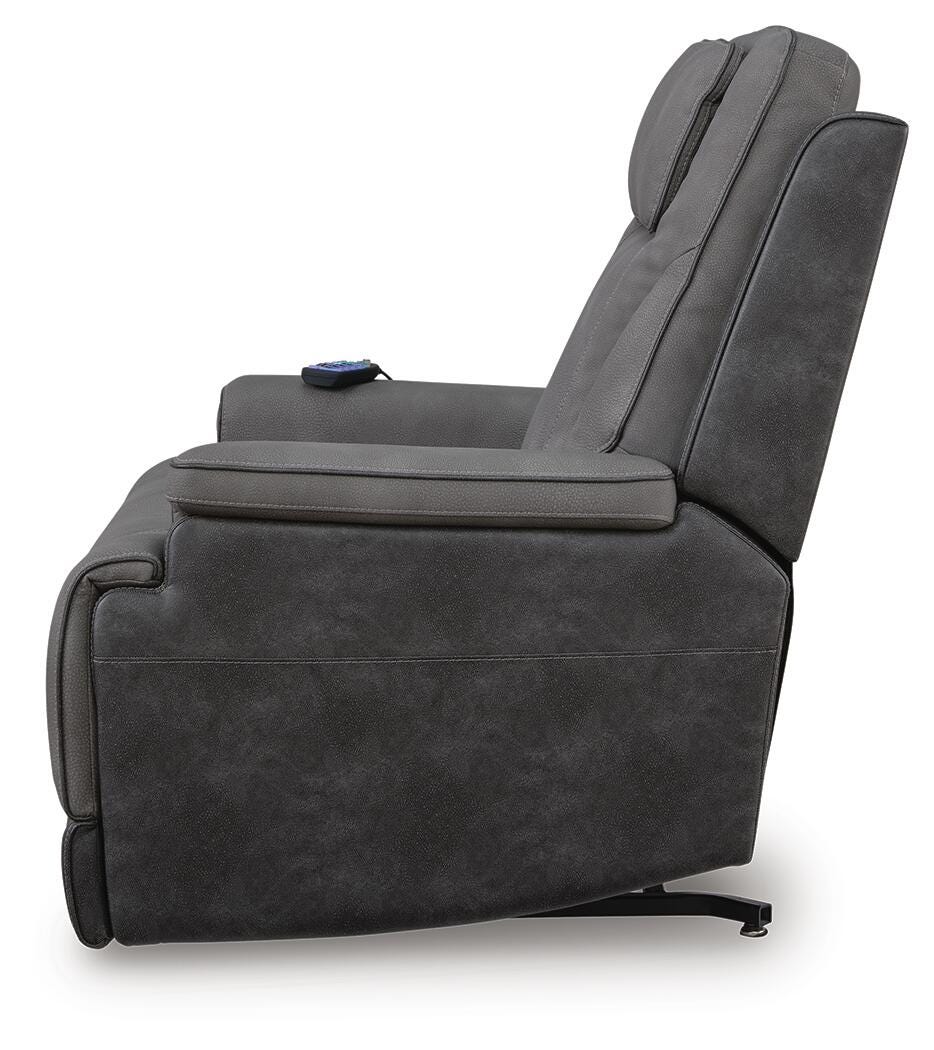 4Z-Peaceful Pause Power Lift Recliner - Dark Gray (8)