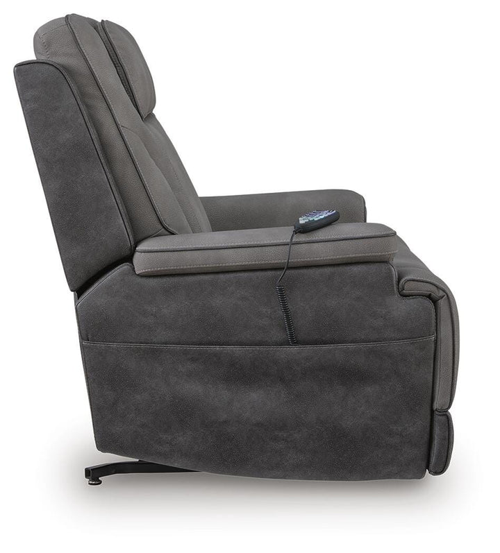 4Z-Peaceful Pause Power Lift Recliner - Dark Gray (6)