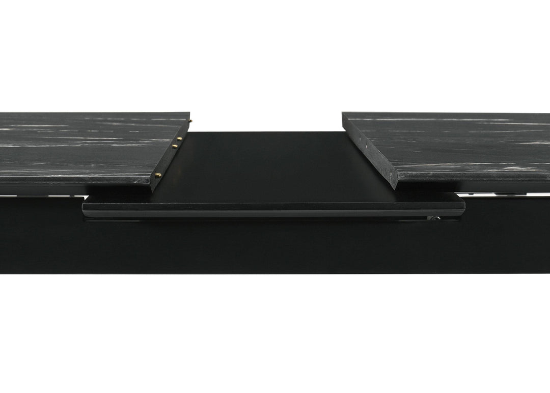 coaster-furniture-121251-s5-crestmont-5-piece-extension-leaf-dining-table-set-black