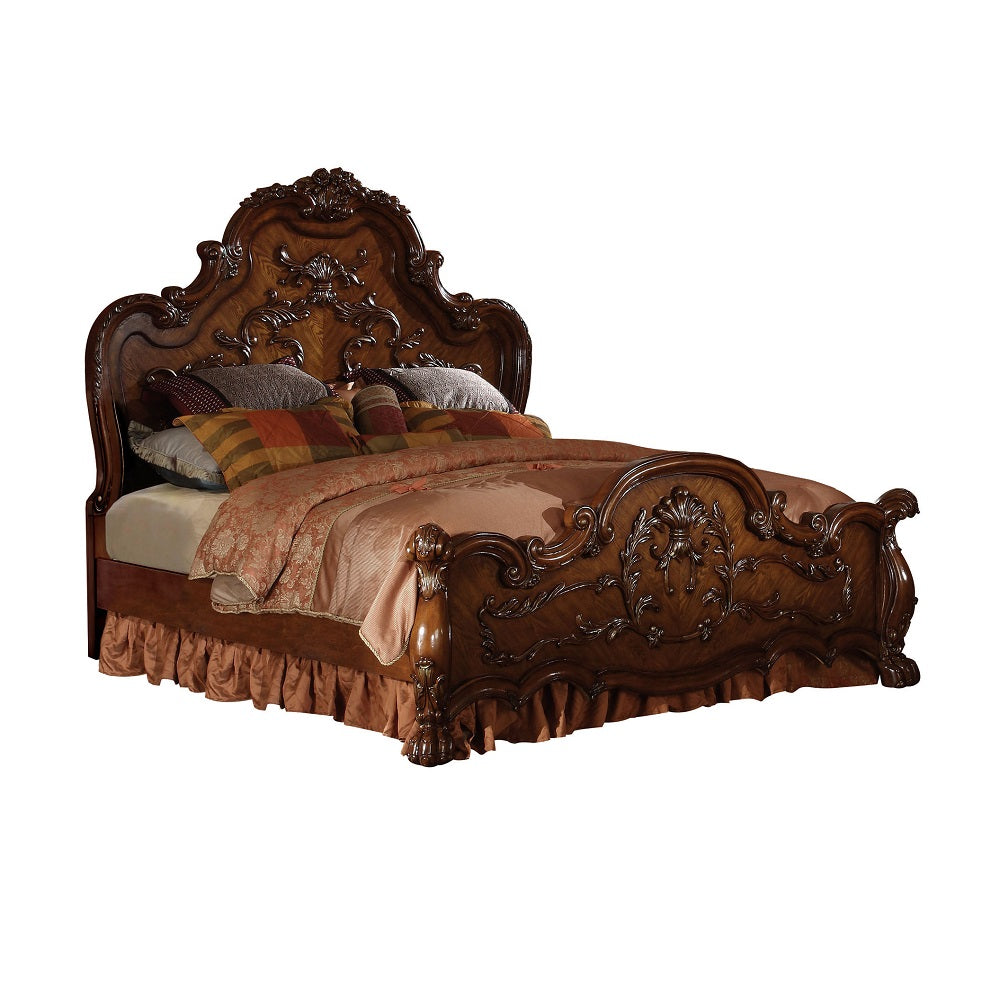 Dresden EK Bed in Cherry Oak