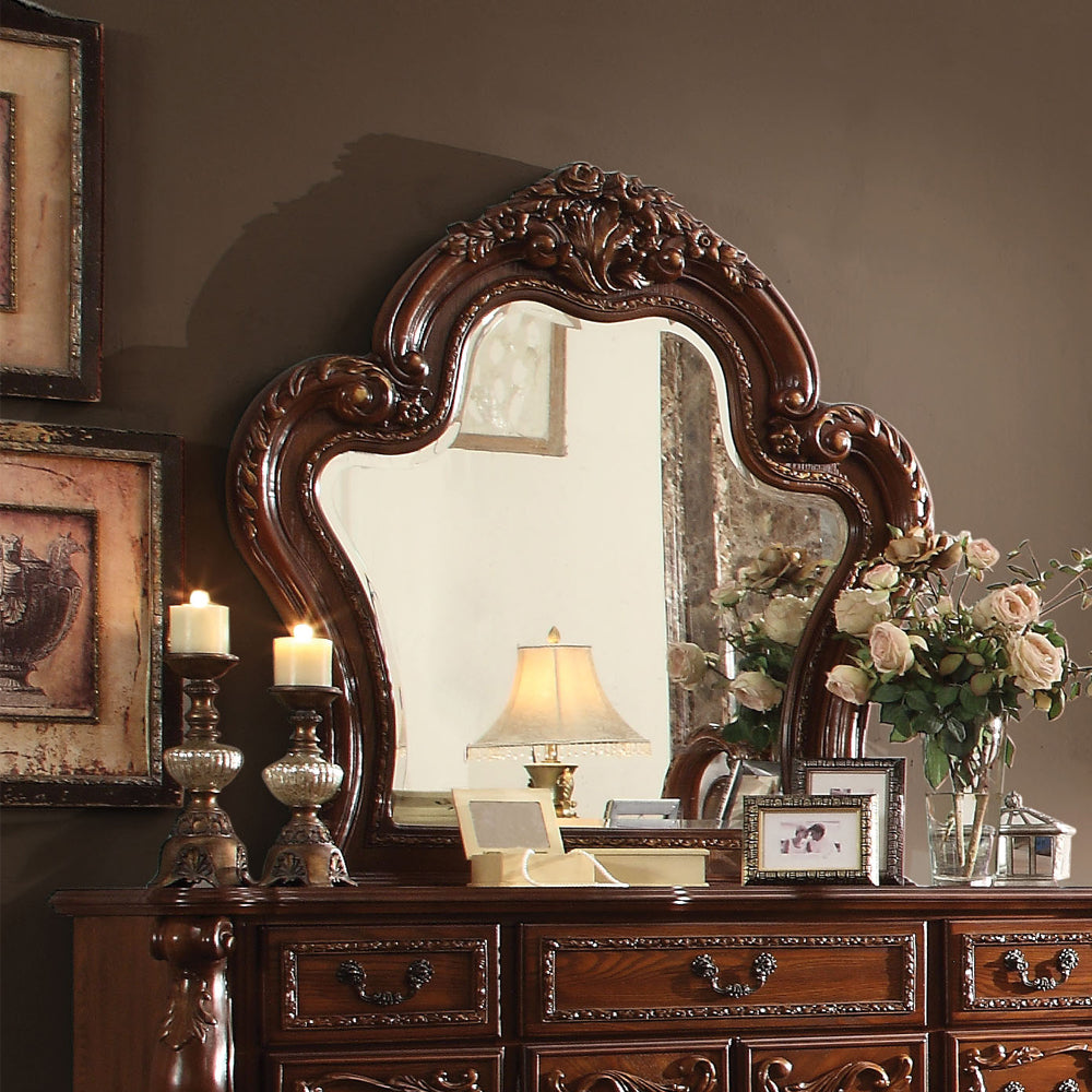 Dresden Mirror in Cherry Oak