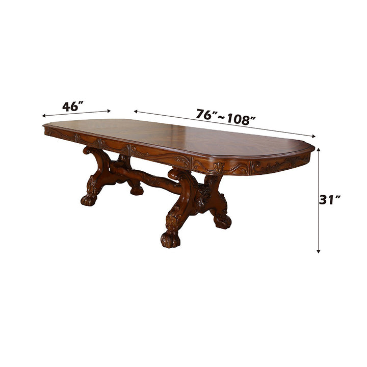 Dresden Dining Table in Cherry Oak