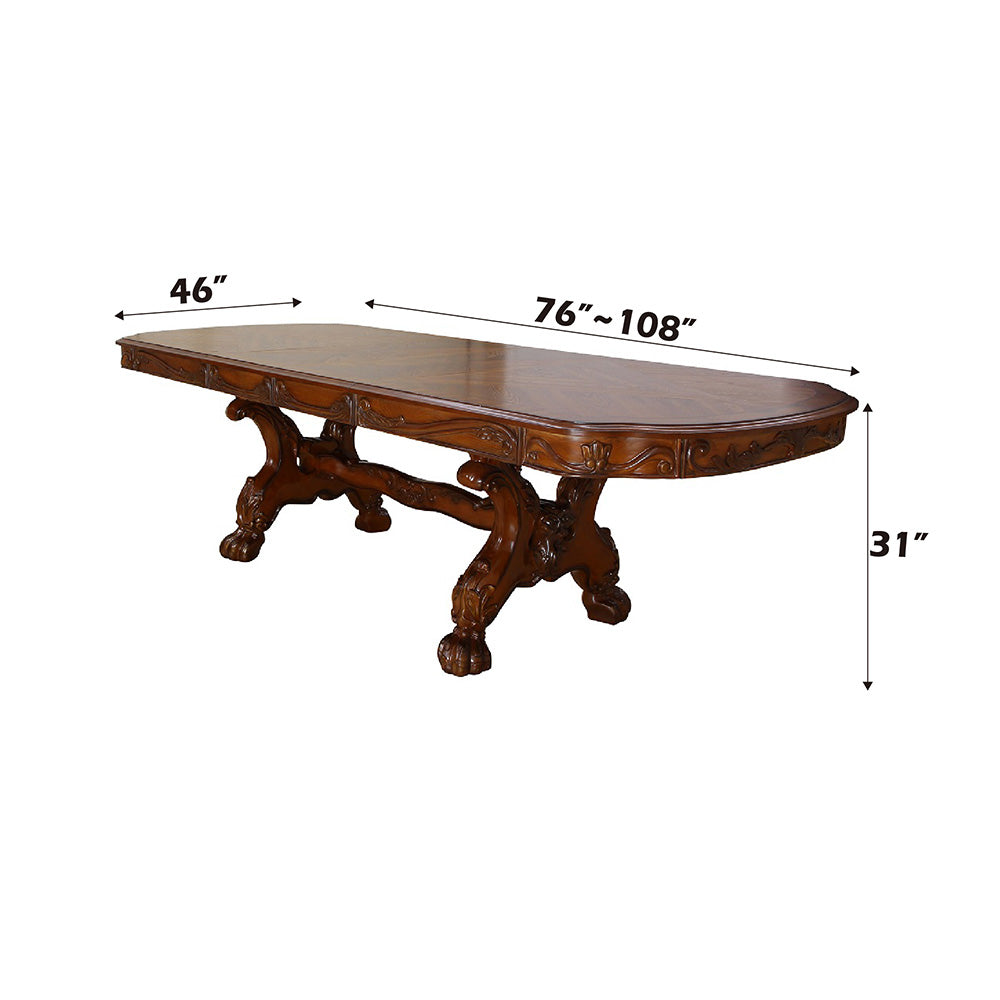 Dresden Dining Table in Cherry Oak