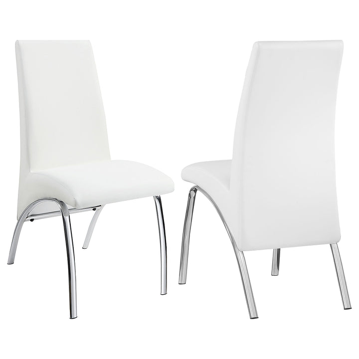 coaster-furniture-121572-bishop-upholstered-dining-side-chair-white