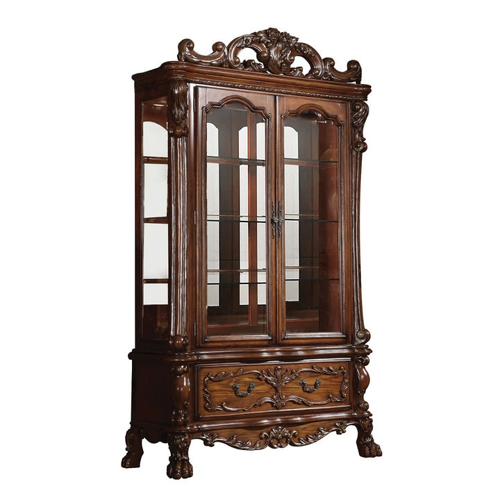 Dresden Curio in Cherry Oak