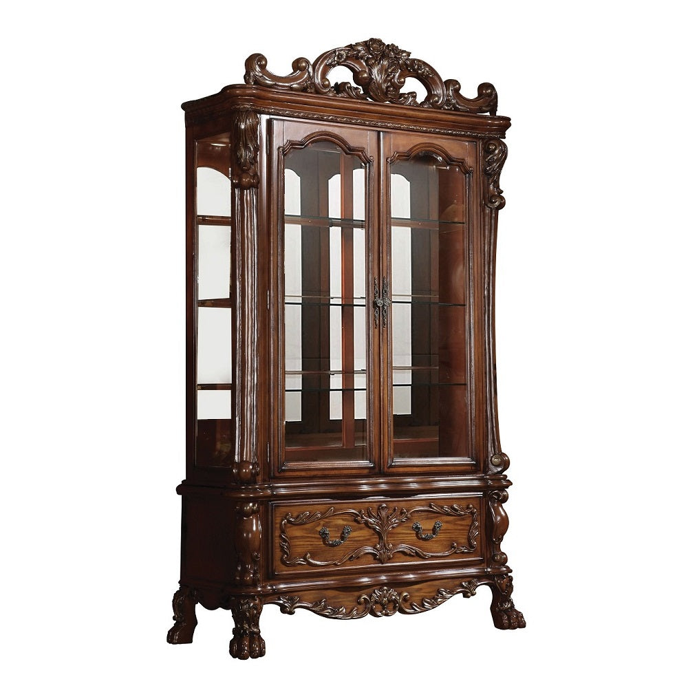 Dresden Curio in Cherry Oak