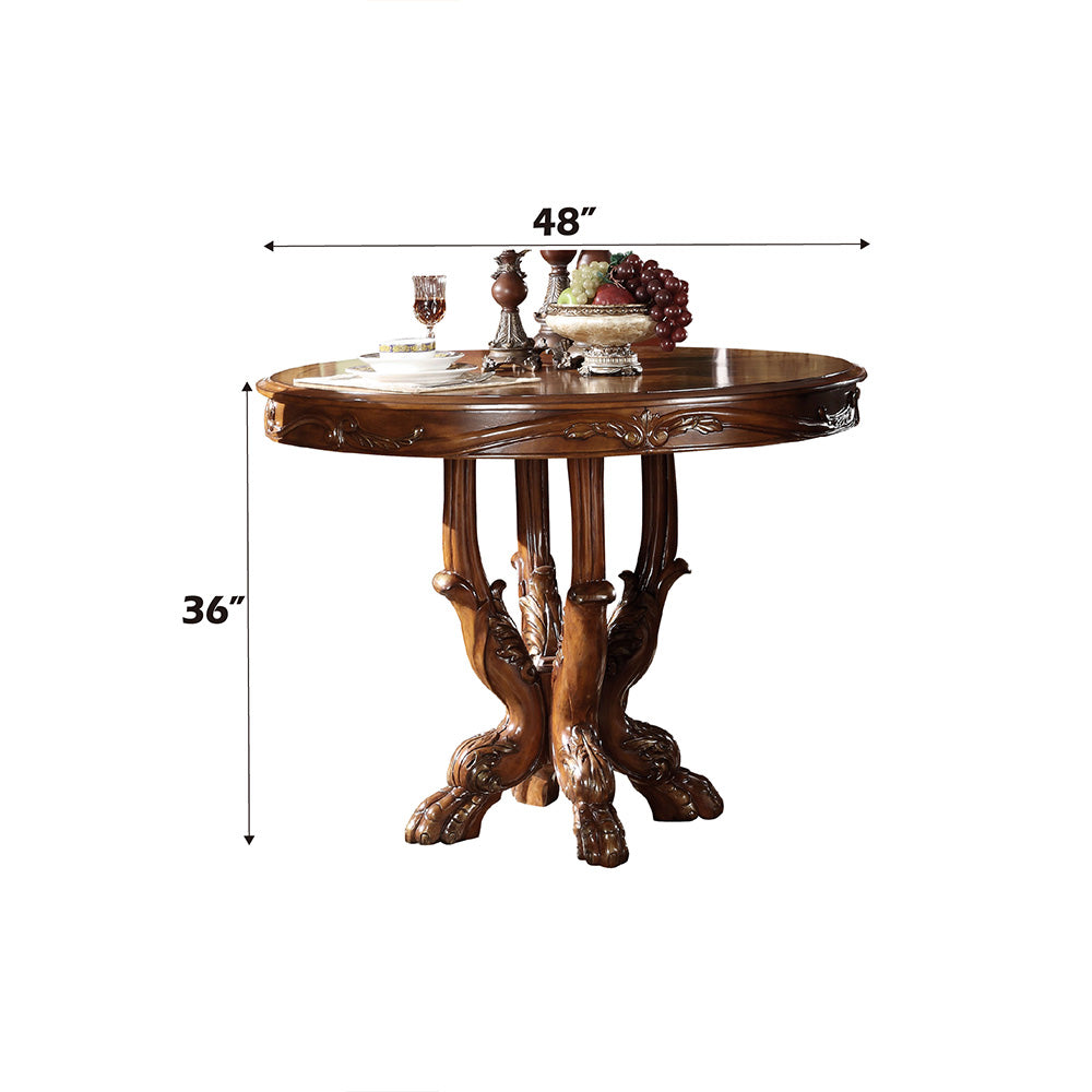 Dresden Counter Height Table in Cherry Oak