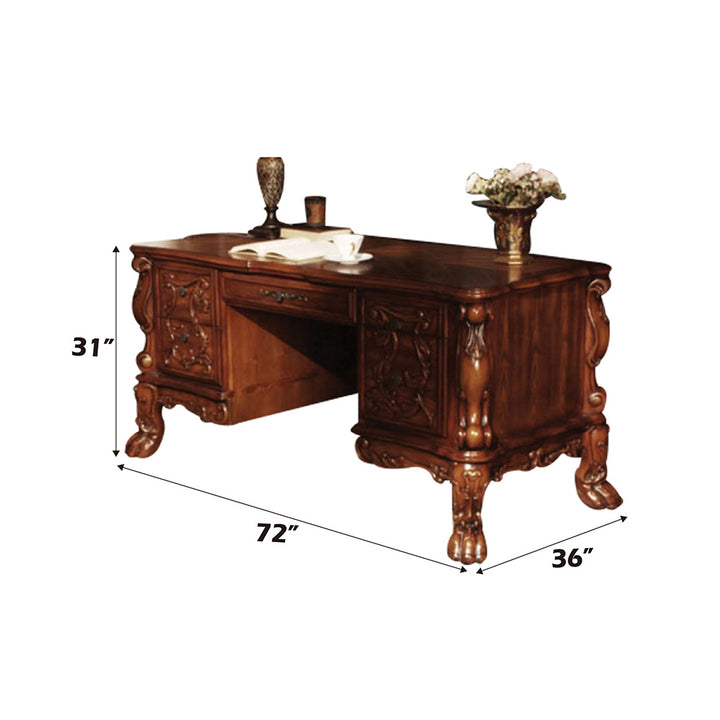 Dresden Executive Writing Desk in Cherry Oak