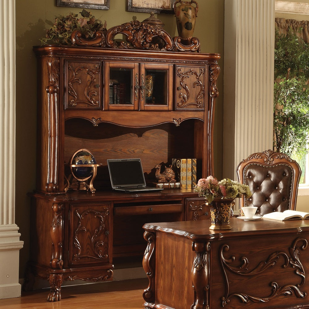 Dresden Executive Computer Desk with Hutch
