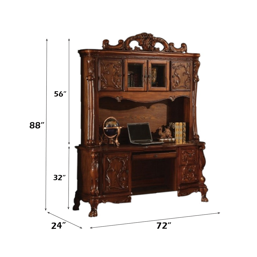 Dresden Executive Computer Desk with Hutch