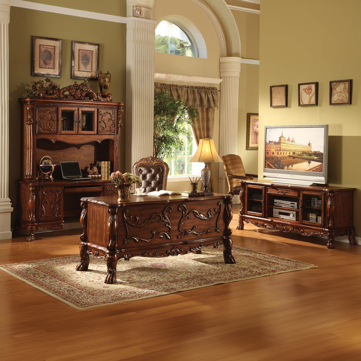 Dresden Executive Computer Desk with Hutch