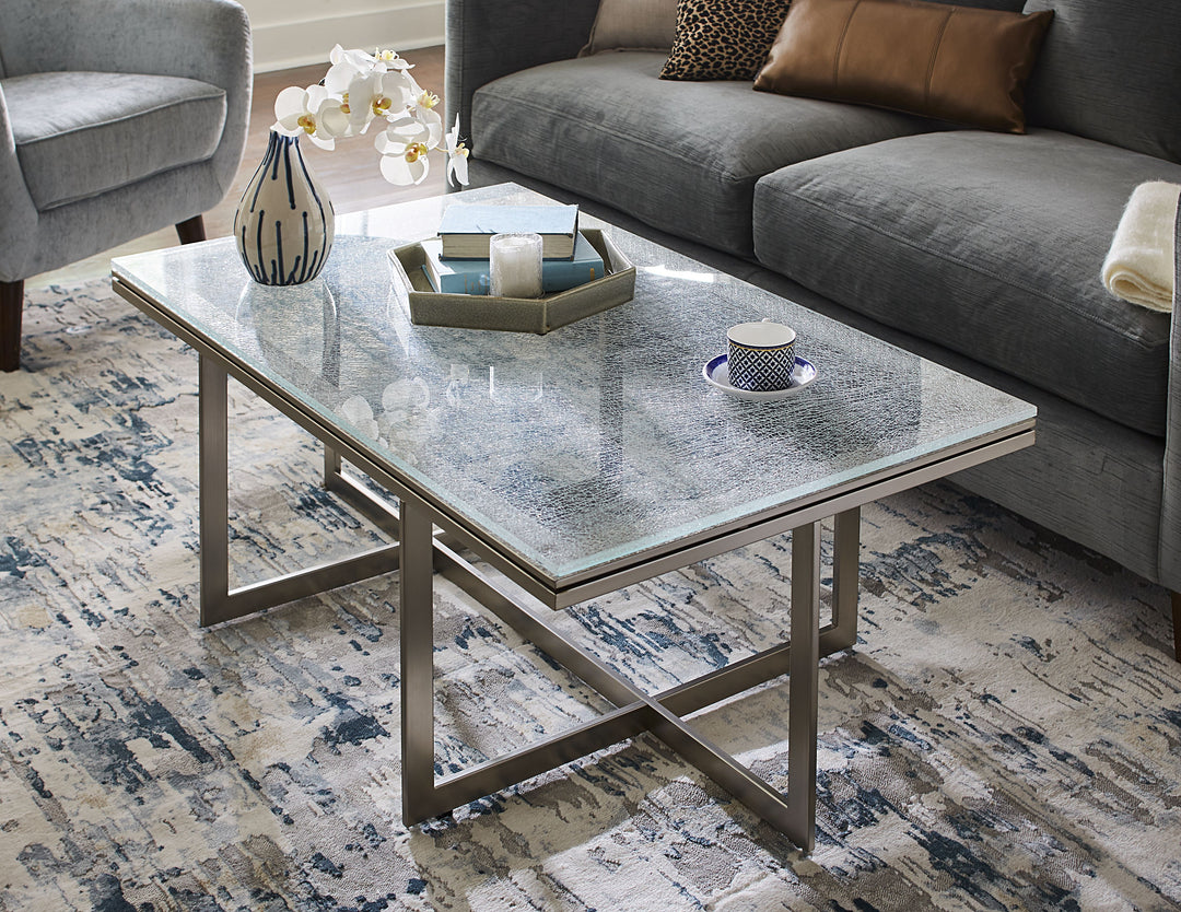 Modus Furniture 5Wt721 Eliza Coffee Table In Ultra White