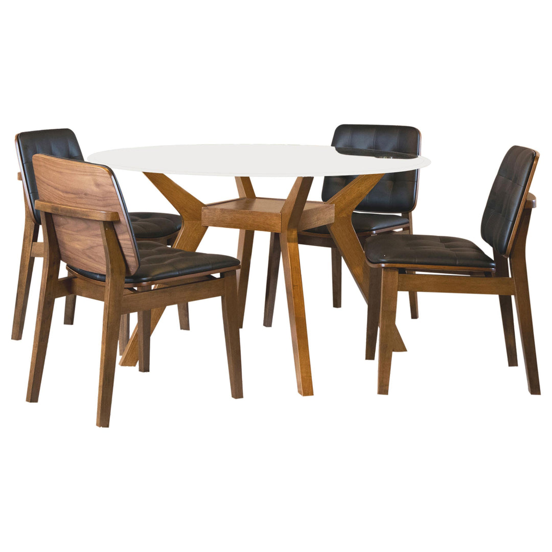 coaster-furniture-122180-s5k-paxton-5-piece-round-glass-top-dining-table-set-nutmeg