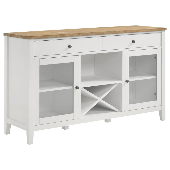 Coaster Furniture 122245 Hollis 2-door Dining Sideboard Buffet Storage Cabinet White
