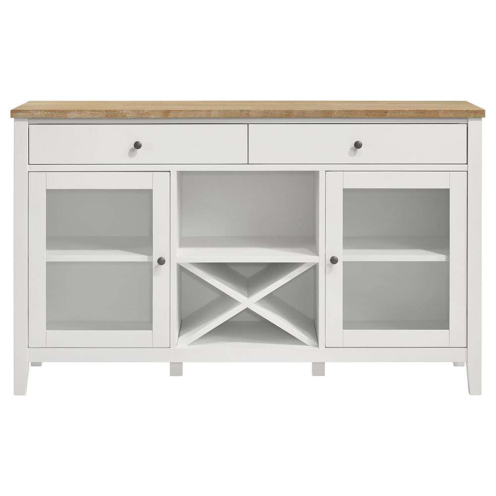 Hollis - 2-Door Dining Sideboard Buffet Storage Cabinet - White