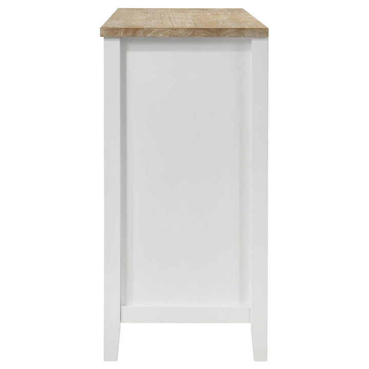 Hollis - 2-Door Dining Sideboard Buffet Storage Cabinet - White
