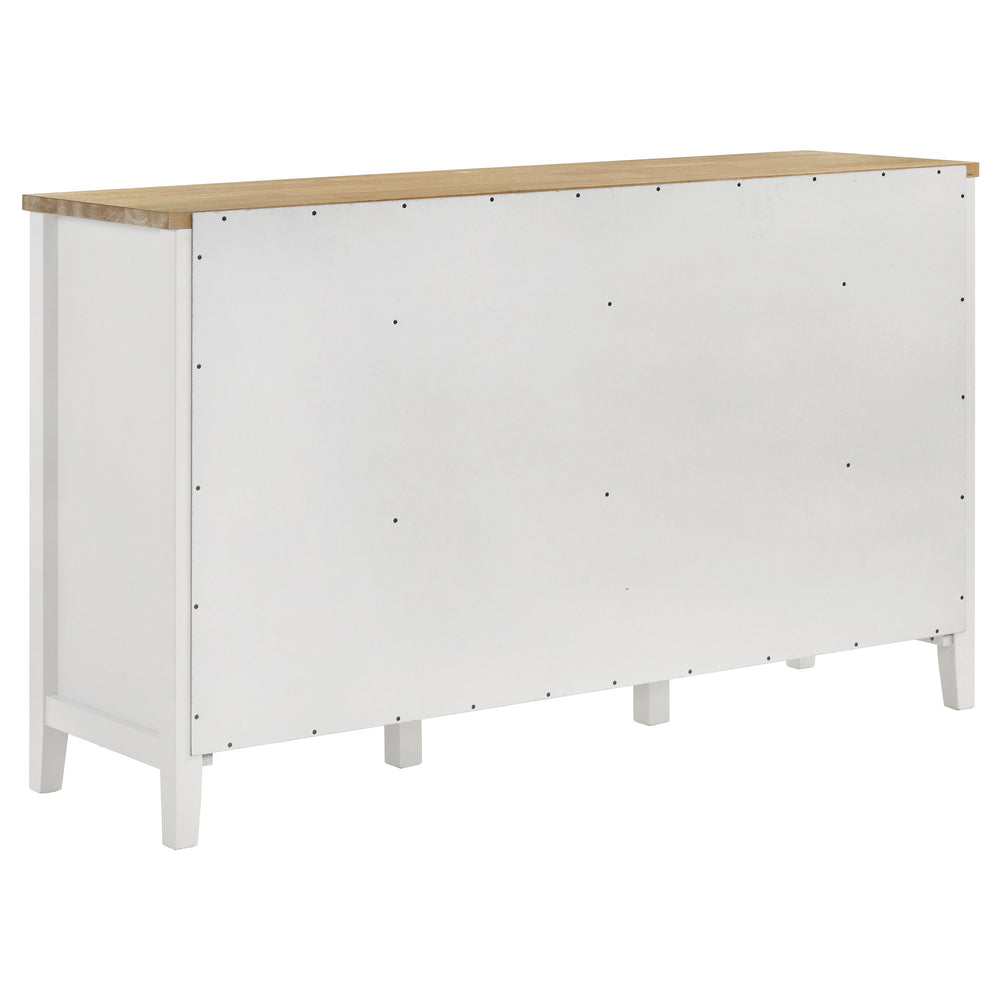 Hollis - 2-Door Dining Sideboard Buffet Storage Cabinet - White