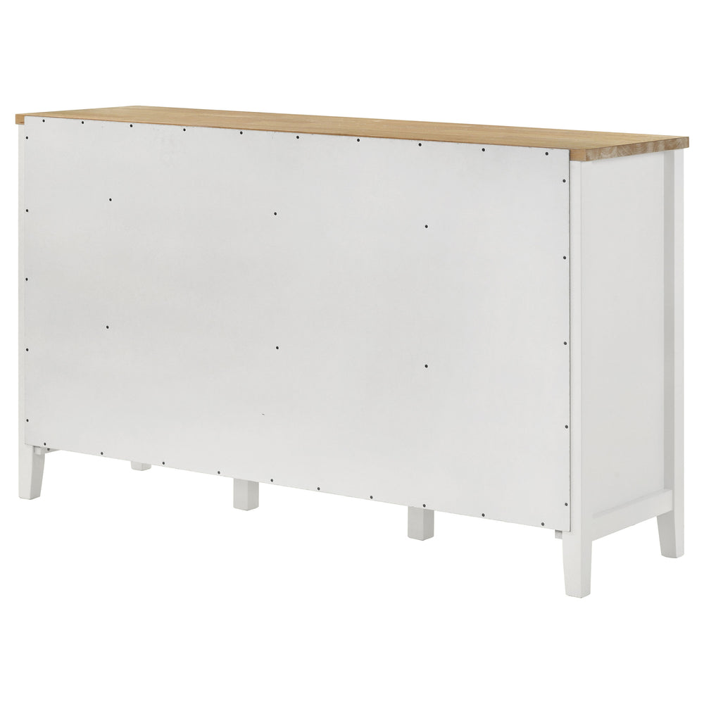 Hollis - 2-Door Dining Sideboard Buffet Storage Cabinet - White