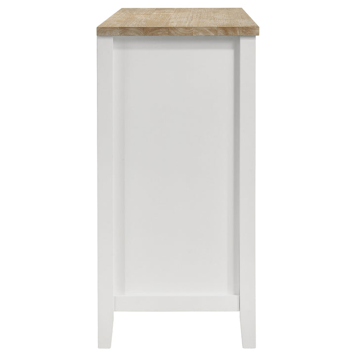 Hollis - 2-Door Dining Sideboard Buffet Storage Cabinet - White