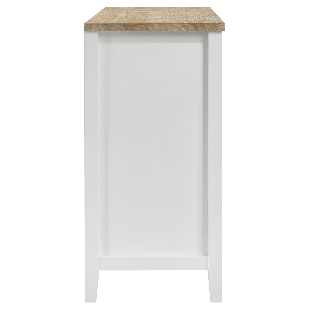 Hollis - 2-Door Dining Sideboard Buffet Storage Cabinet - White