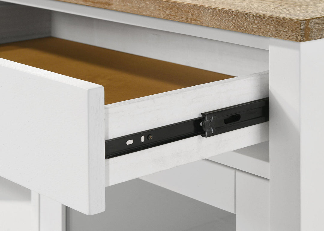 Coaster Furniture 224731KE-S5 Lucia 5-piece Eastern King Bedroom Set Beige and White