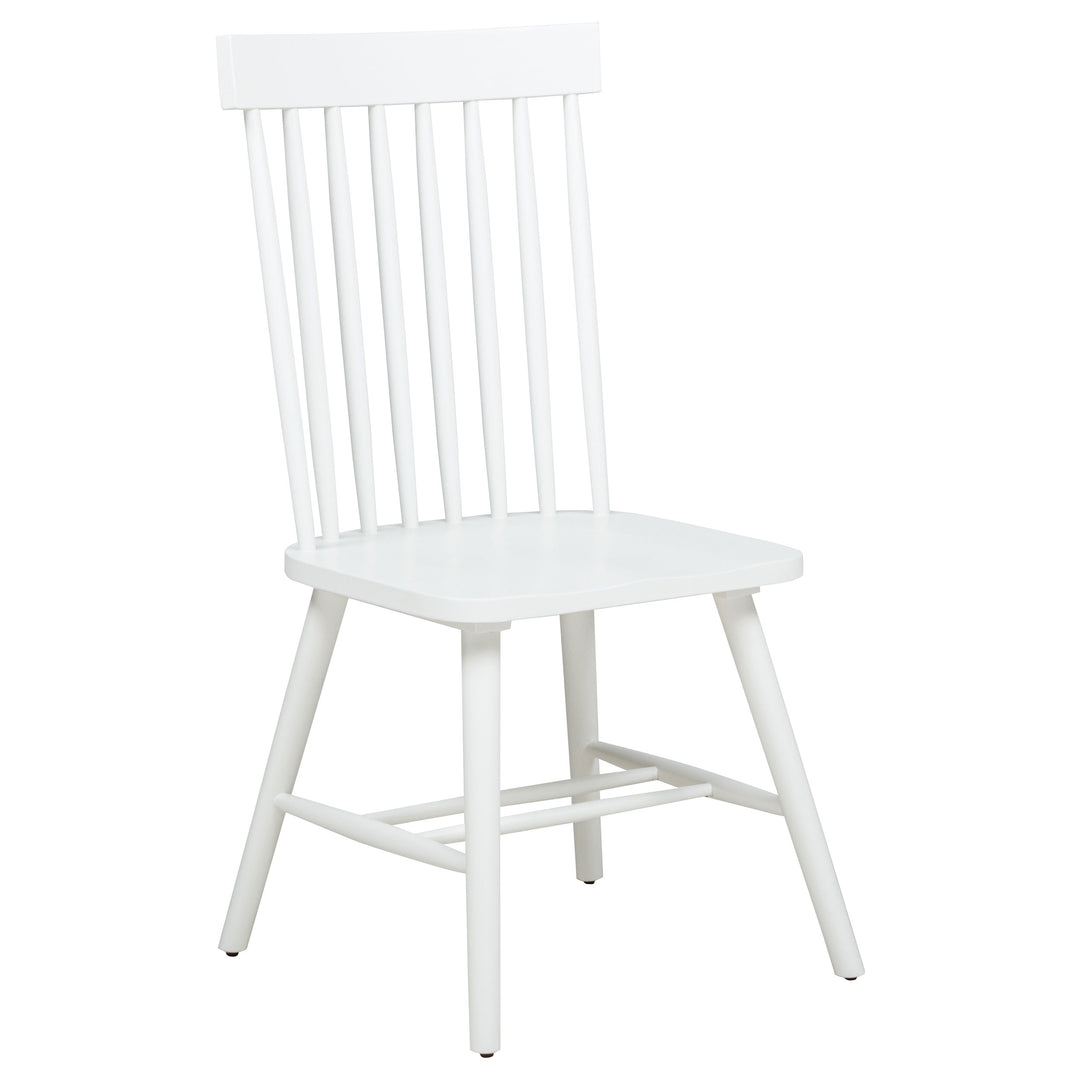 Andrews - 7 Piece Rectangular Dining Set - White And Light Ash