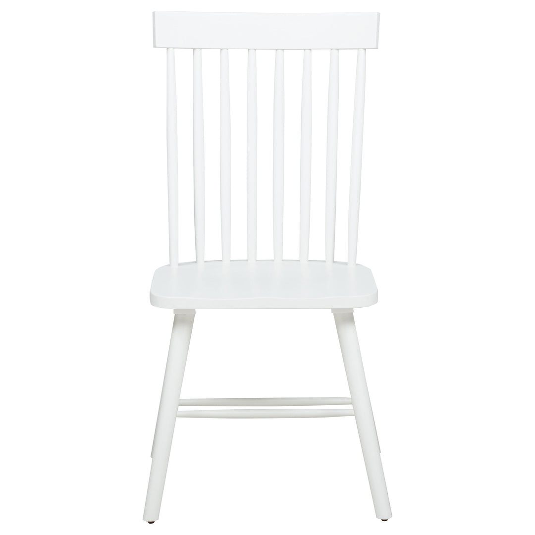 Andrews - 7 Piece Rectangular Dining Set - White And Light Ash