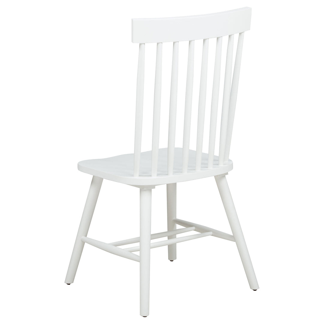 Andrews - 7 Piece Rectangular Dining Set - White And Light Ash