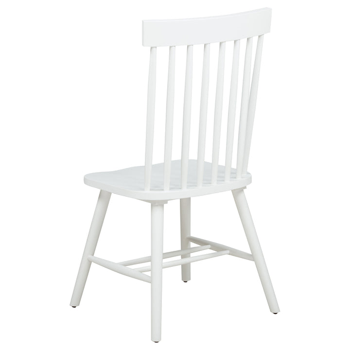 Andrews - 7 Piece Rectangular Dining Set - White And Light Ash