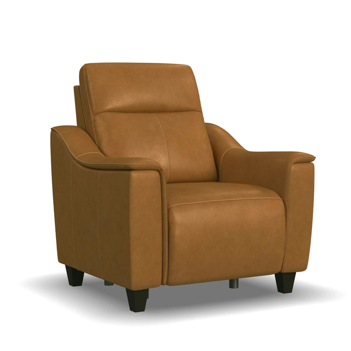 Walter Power Recliner With Power Headrest Honey