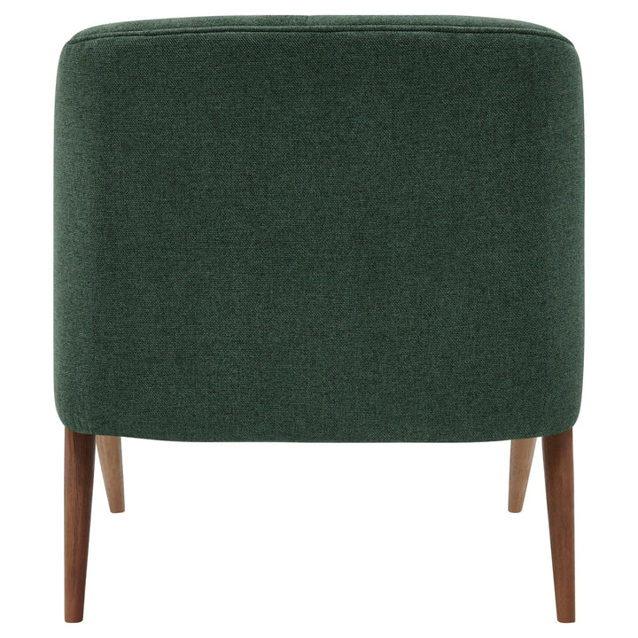 Florence Fabric Accent Chair Brown Legs - Havana Green - view 7