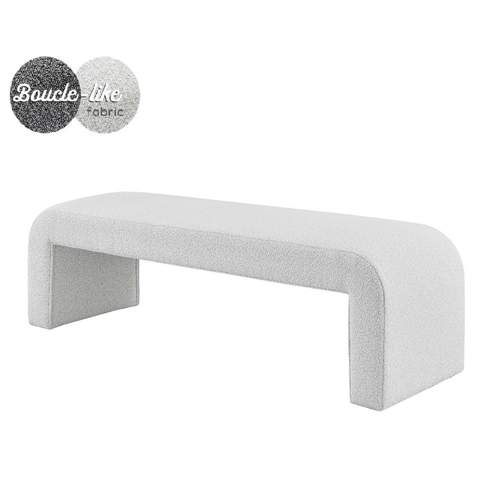 Vioreen Boucle Bench - Boucle Beige
