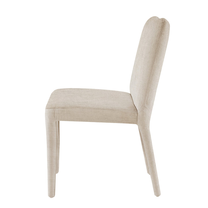 Alder Velvet Dining Side Chair - Zen Cream - view 5